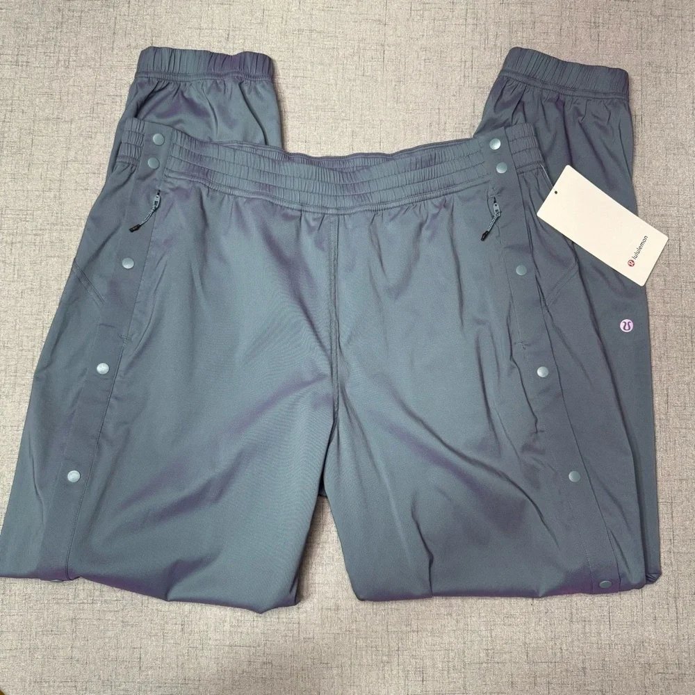 Lululemon Iridescent Tearaway Mid Rise Track Pant Tidewater Teal Purple 12 NWT